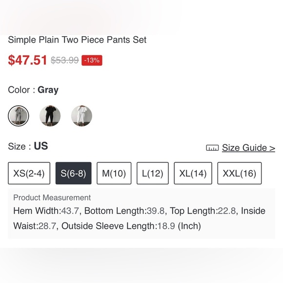 STYLEWE Long Sleeve Top Women Multiple Sizes Gray - Picture 7 of 10